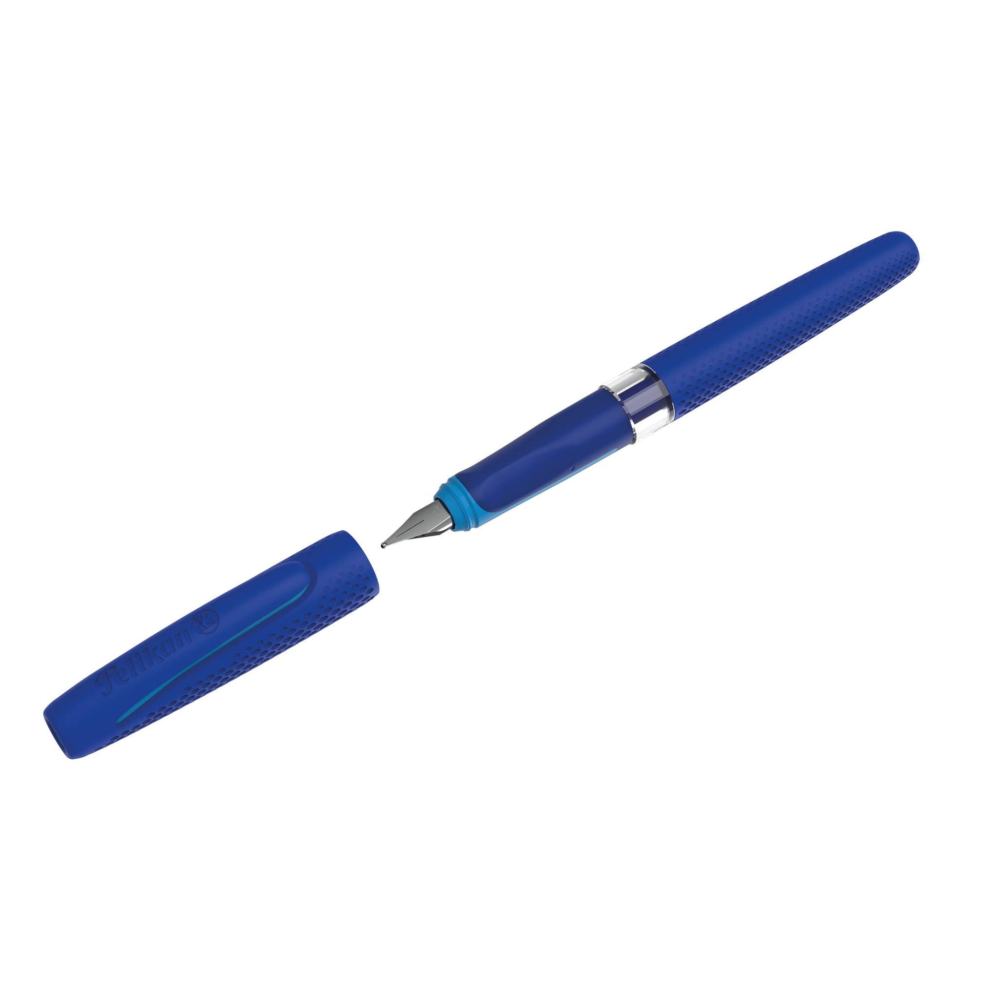 Pelikan ILO 817837 Fountain Pen for Right-Handed and Left-Handed Users, Blue, Cartridge Fountain