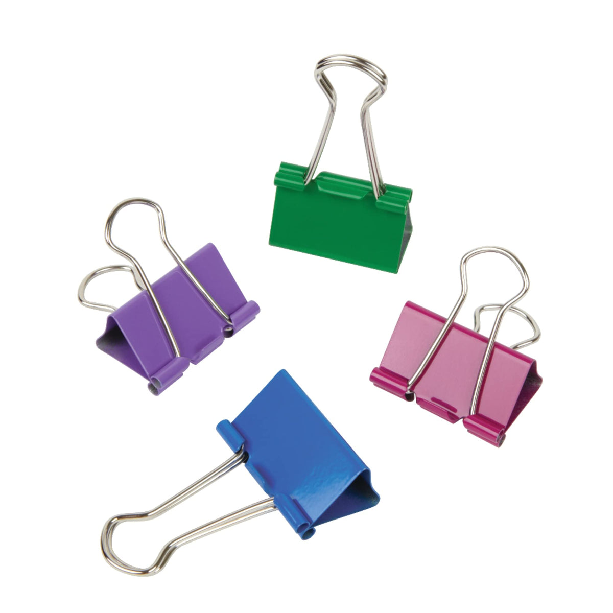 Office Depot® Brand Binder Clip Combo Pack, Assorted Sizes, Assorted Colors, Pack of 200