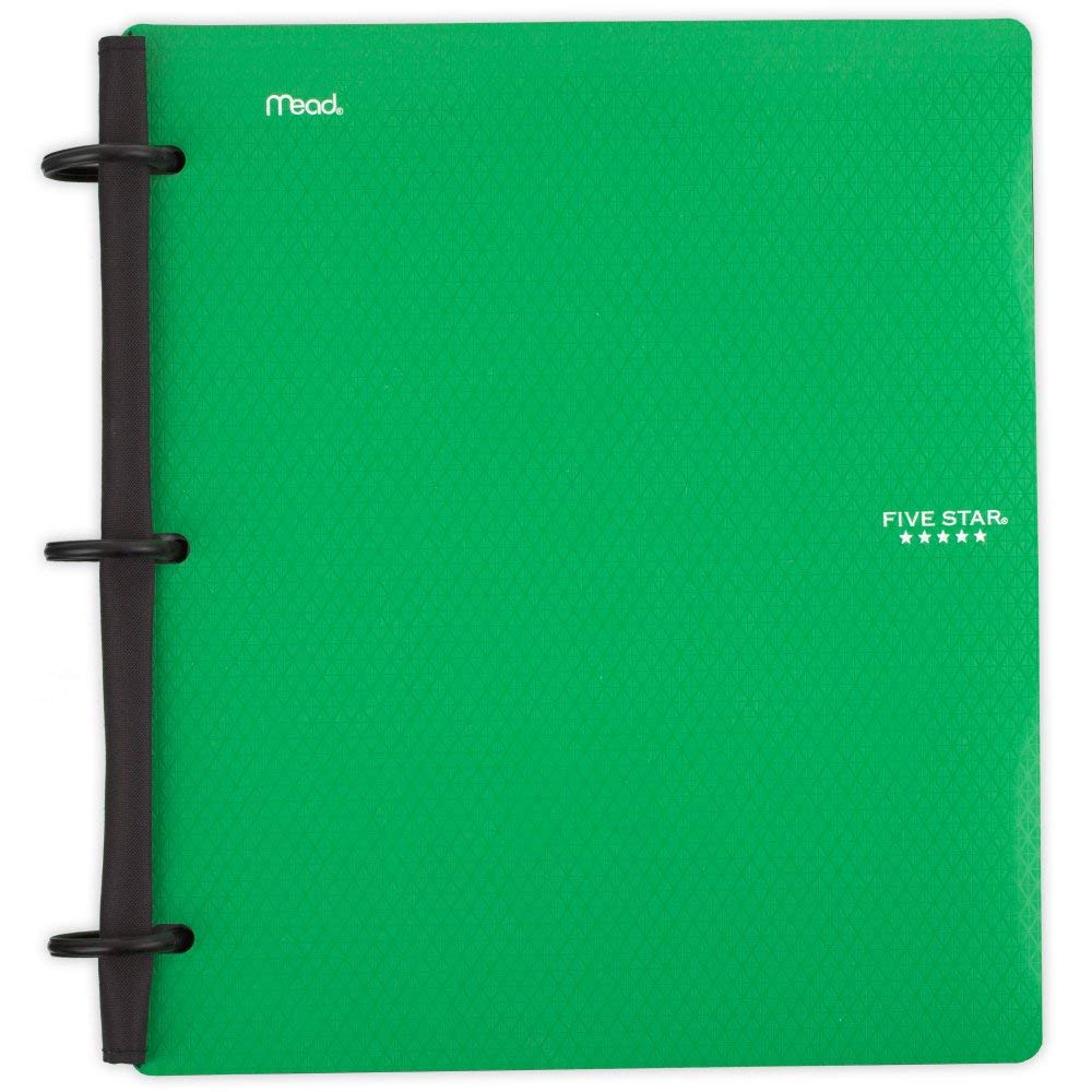 Five Star Flex Hybrid NoteBinder, 1 Inch Binder with Tabs, Notebook and 3 Ring Binder All-in-One