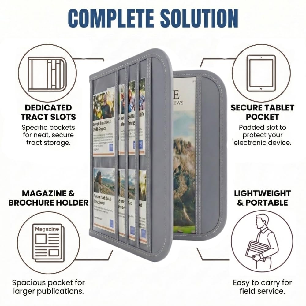 JW Magazine Tract Holder, Jehovah Witness Ministry Supplies, Field Service