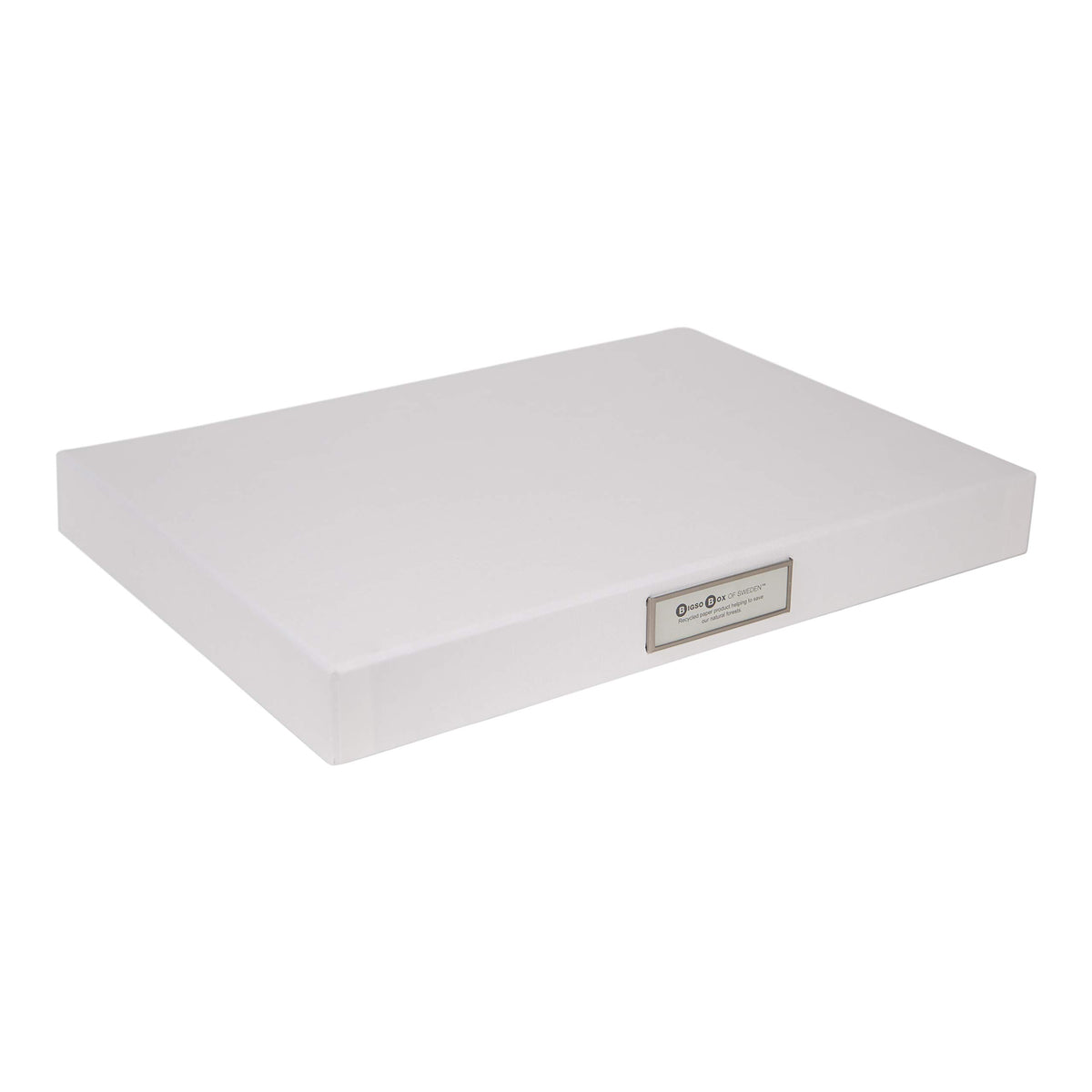Bigso Sven Fiberboard Classic Hinged Document Box - File Organizer for Important Paperwork