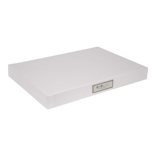 Bigso Sven Fiberboard Classic Hinged Document Box - File Organizer for Important Paperwork