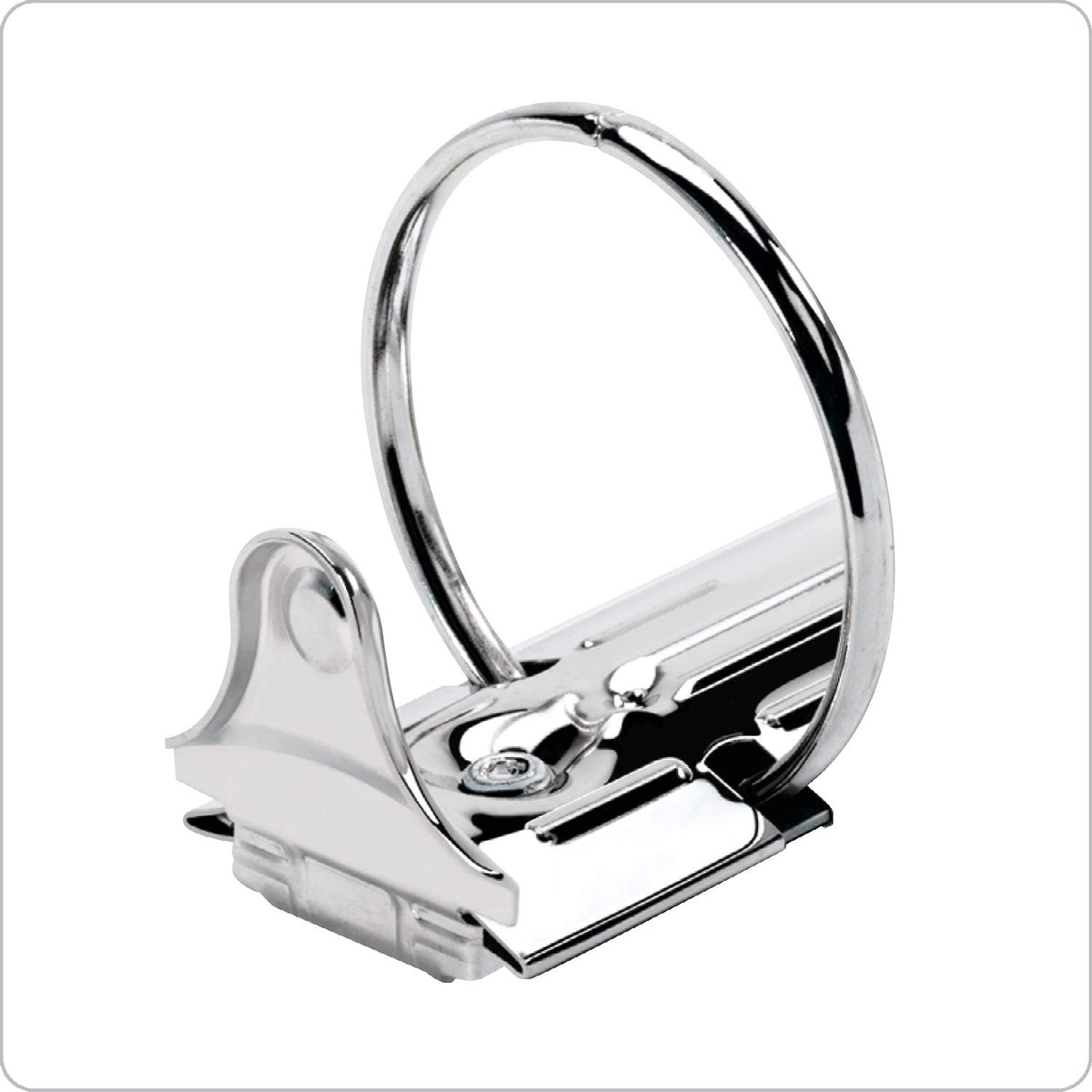 Cardinal 2 Inch 3 Ring Binders, White, 4 Pack, Round Ring Binder, Holds 475 Sheets, PVC Free