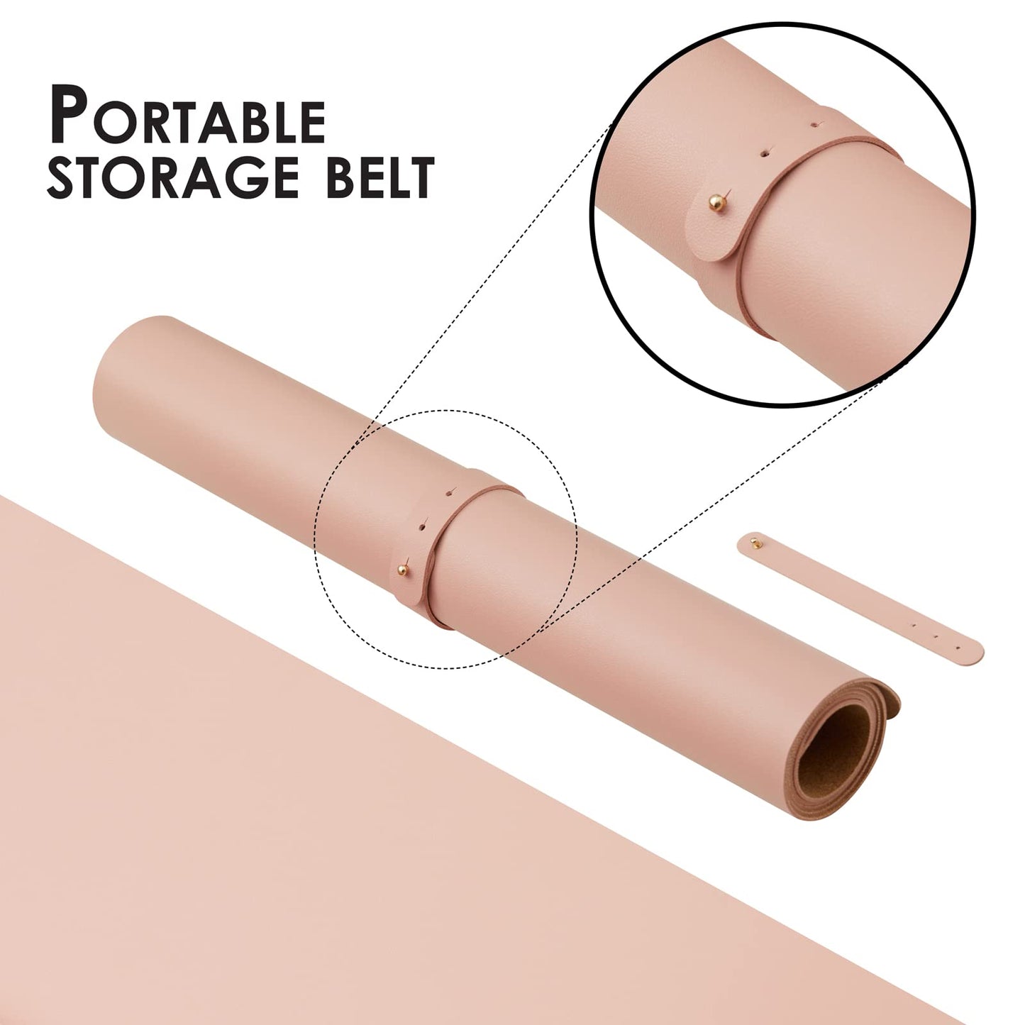 Large Cork Desk Mat - 47.2"x 17" Desk Pad for Office and Home - Ideal for Large Mouse Pad and Desk