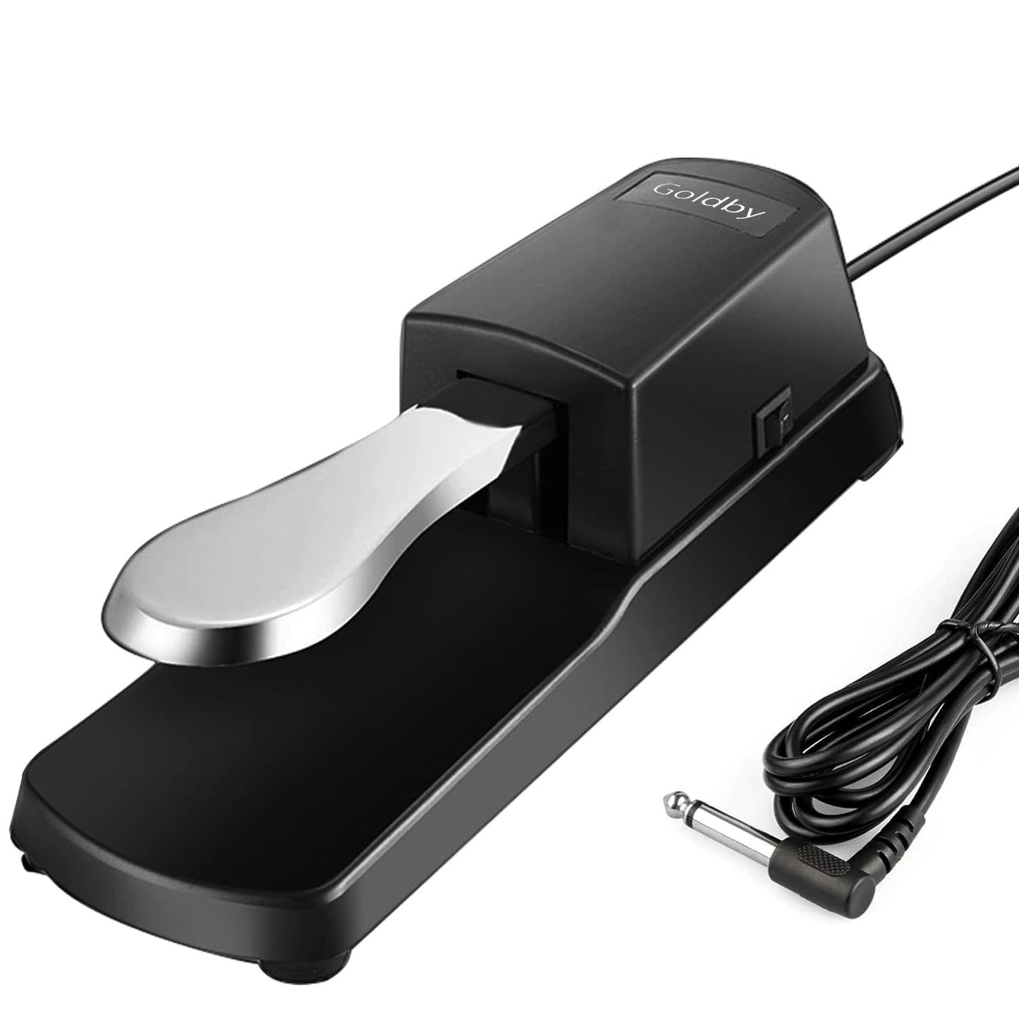 Goldby Piano Sustain Pedal, Universal Keyboard Foot Sustain Pedal for Yamaha, Casio, Roland, Korg