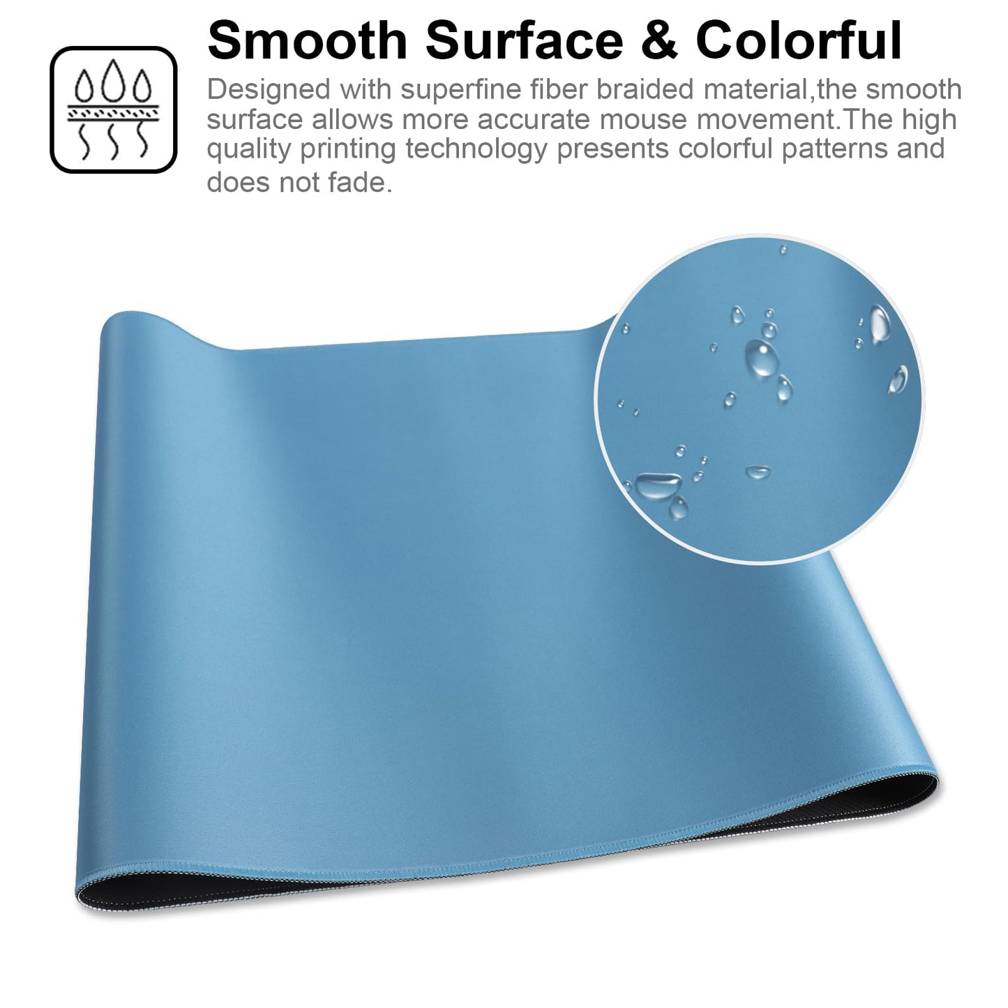 Cmhoo XXL Gaming Mouse Pad 35.4x15.7 Professional Large Mouse Pad & Computer Game Mouse Mat-90x40