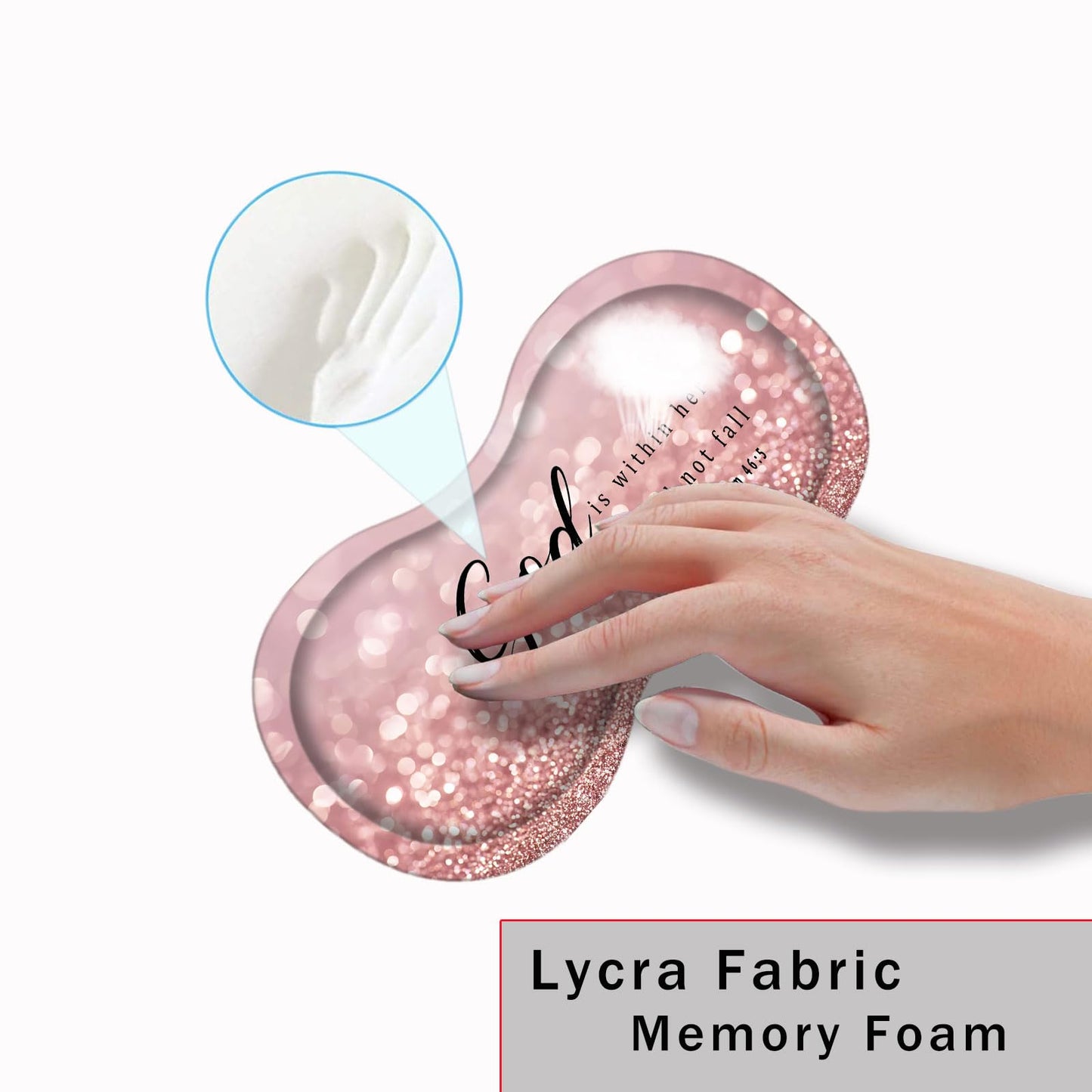 CICPLKSE Mouse Pad with Wrist Support + Desk Mat + Coaster 3 in 1 Set, XL Large Gaming Mousepad