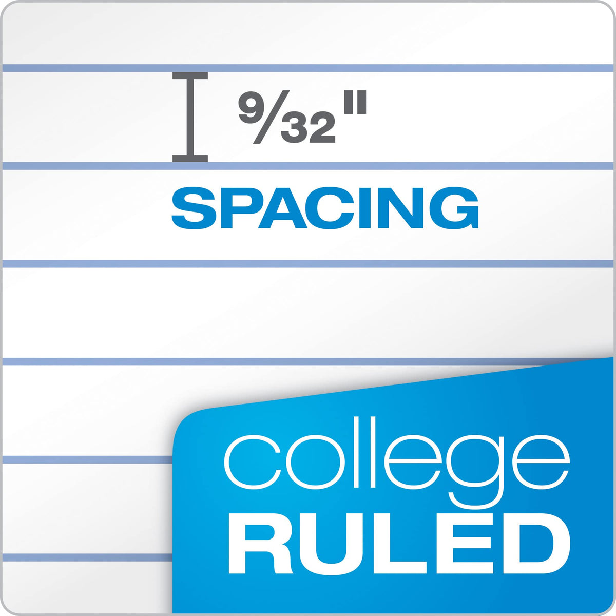 Oxford Composition Notebooks, 6 Pack, Cover Colors Vary, College Ruled Paper, 9-3/4 x 7-1/2 Inch