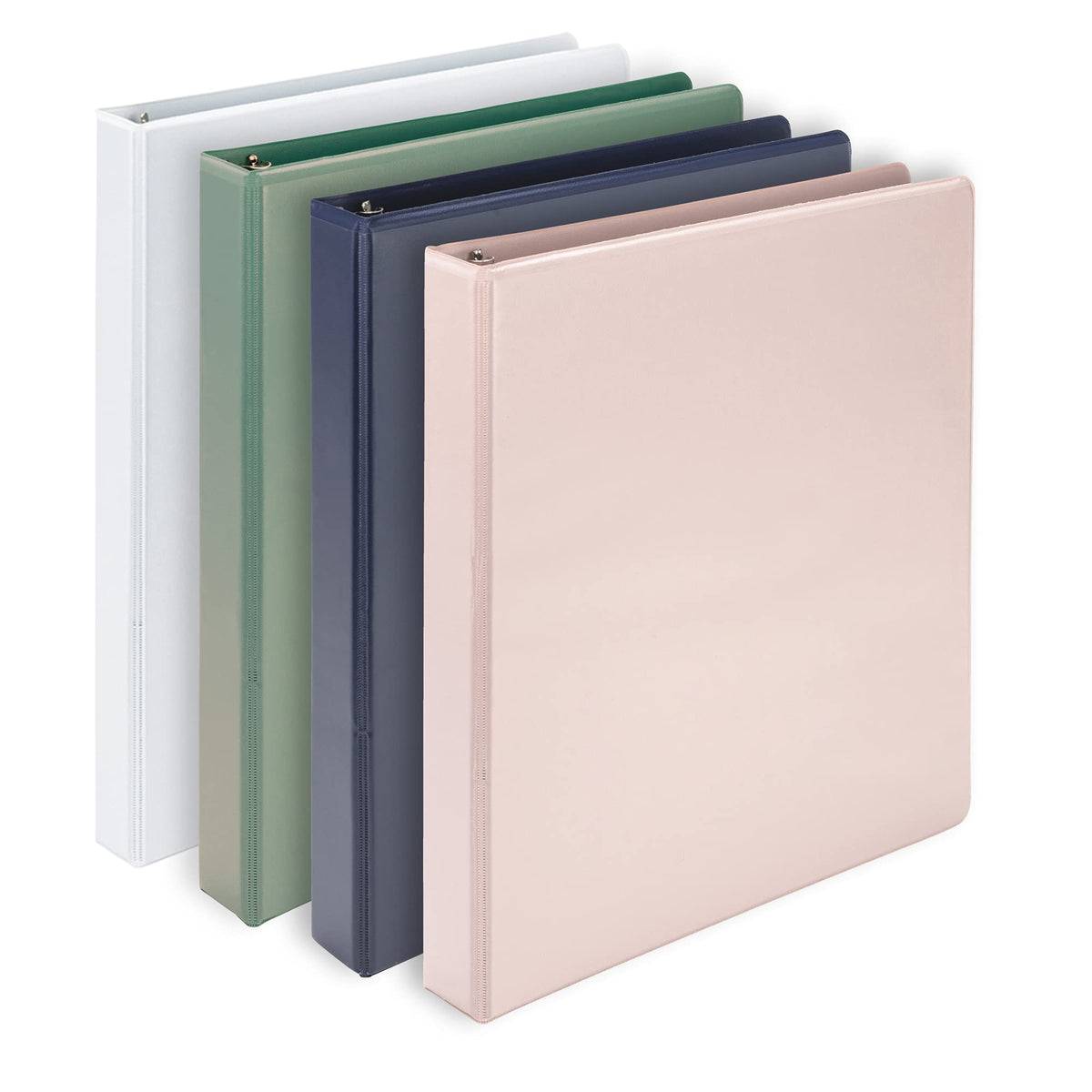 Samsill Plant Based Durable D-Ring Binders – 1 Inch 3 Ring Binder with 225 Sheet Capacity, Eco