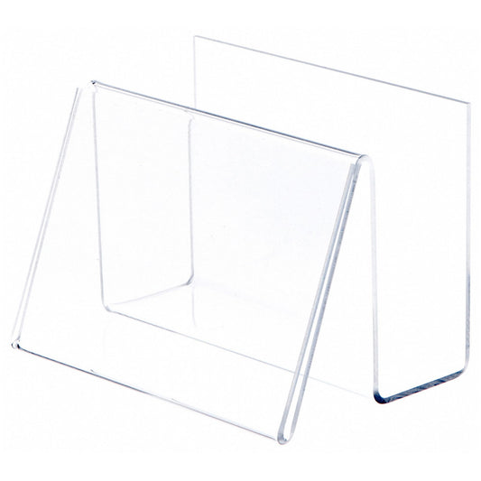 Plymor Clear Acrylic Deluxe Postcard Holder & Display (Horizontal), 6" W x 4.25" D x 4.5" H