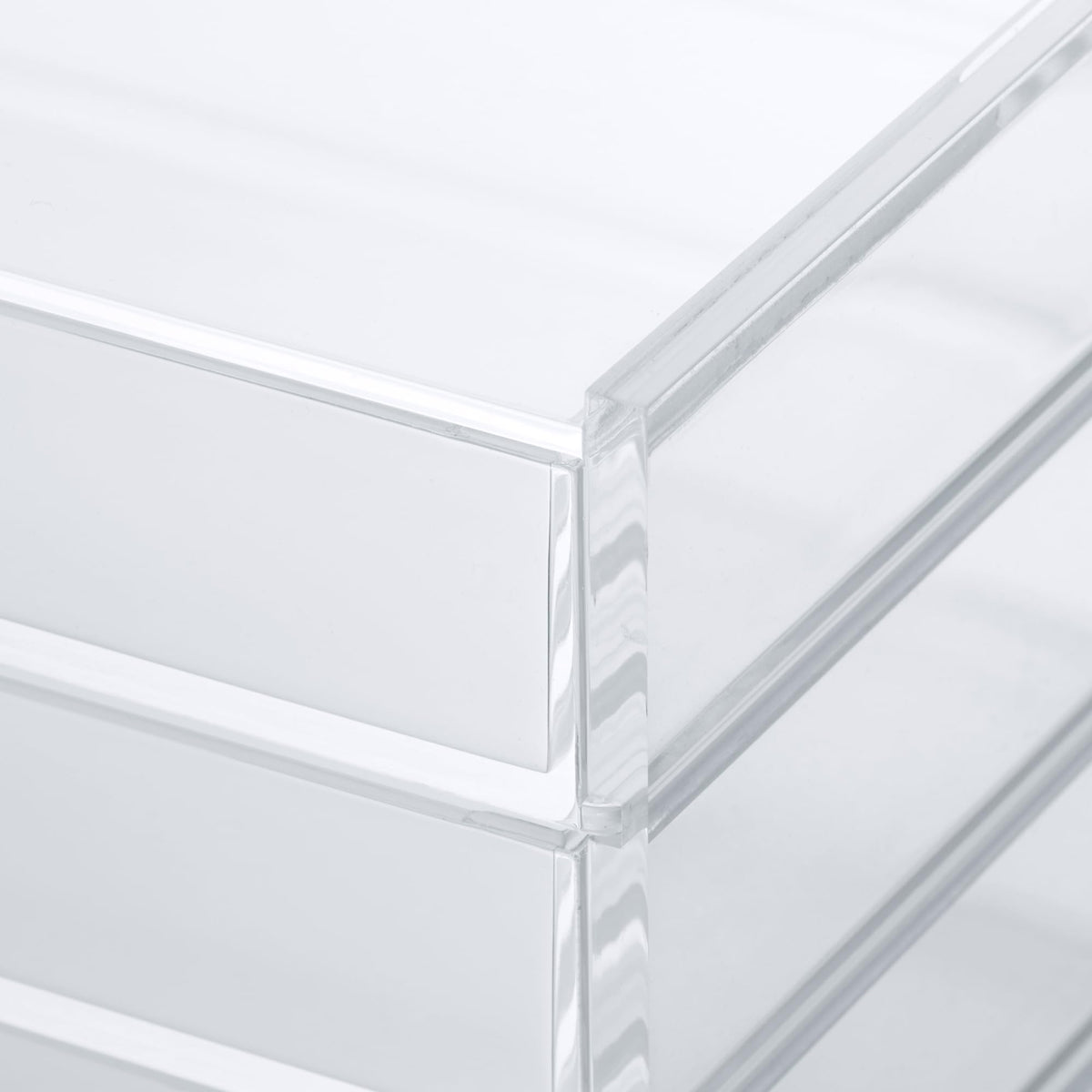Muji Acrylic 5-Drawer Storage Case, Large, 25.5 cm Width x 17 cm Depth x 16 cm Height