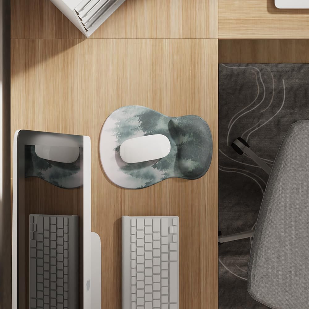 ErgoComfort Gel Wrist Rest Mouse Pad-Ergonomic Office Mousepad with Wrist Support-Non-Slip, Design