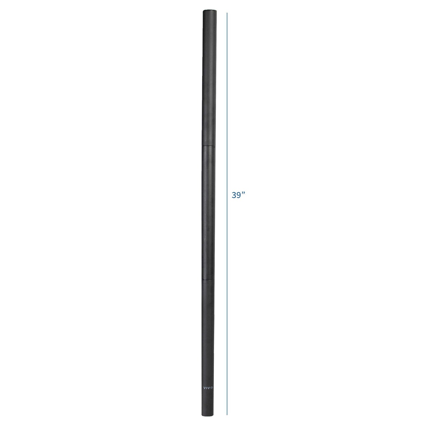 VIVO Steel Extra Tall 3 Section Monitor Stand Pole 39 inches, Sturdy Center Pole for Monitor Mounts