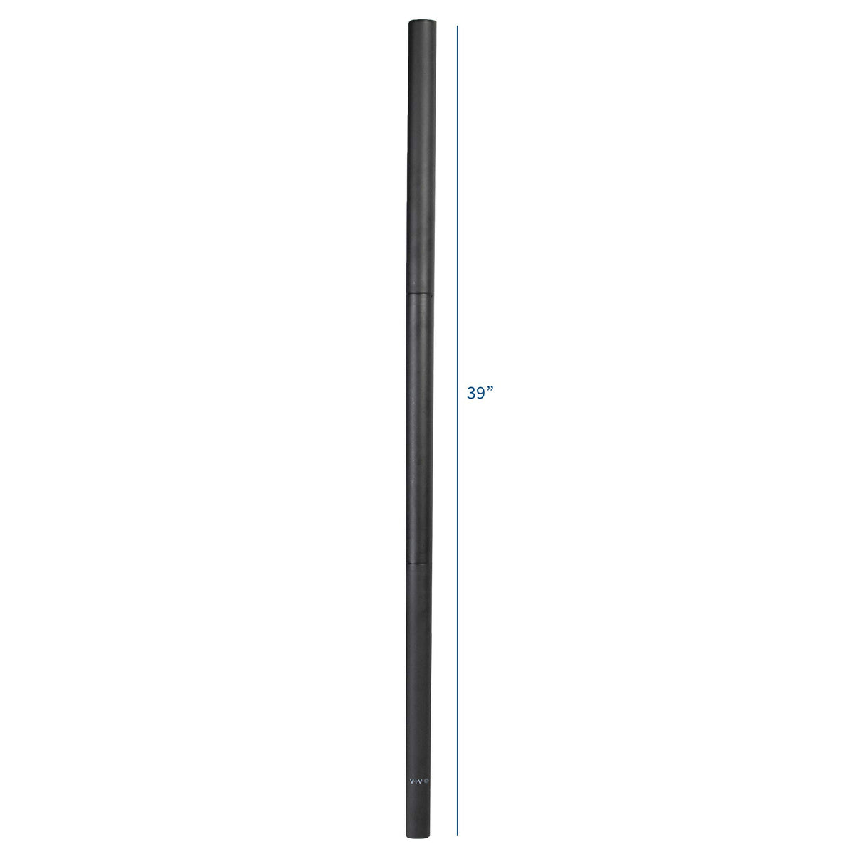 VIVO Steel Extra Tall 3 Section Monitor Stand Pole 39 inches, Sturdy Center Pole for Monitor Mounts