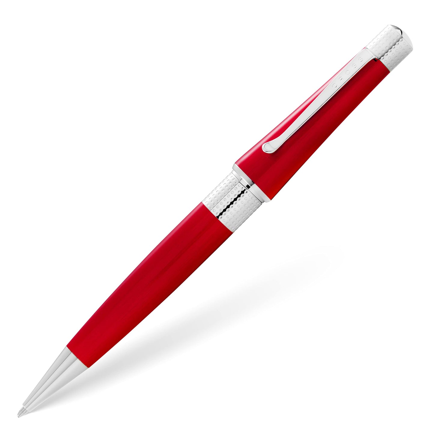 Cross Beverly Refillable Ballpoint Pen, Medium Ballpen, Includes Premium Gift Box - Translucent Red
