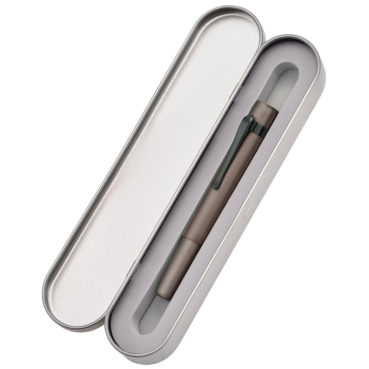 HONG DIAN M2 Black Forest Mini Fountain Pen, Fine Soft Nib & Sleek Shape Aluminium Short Pocket