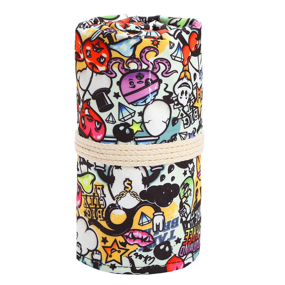 Lbxgap 168 Slot Pencil Roll Wrap Up Pencil Pouches Holder