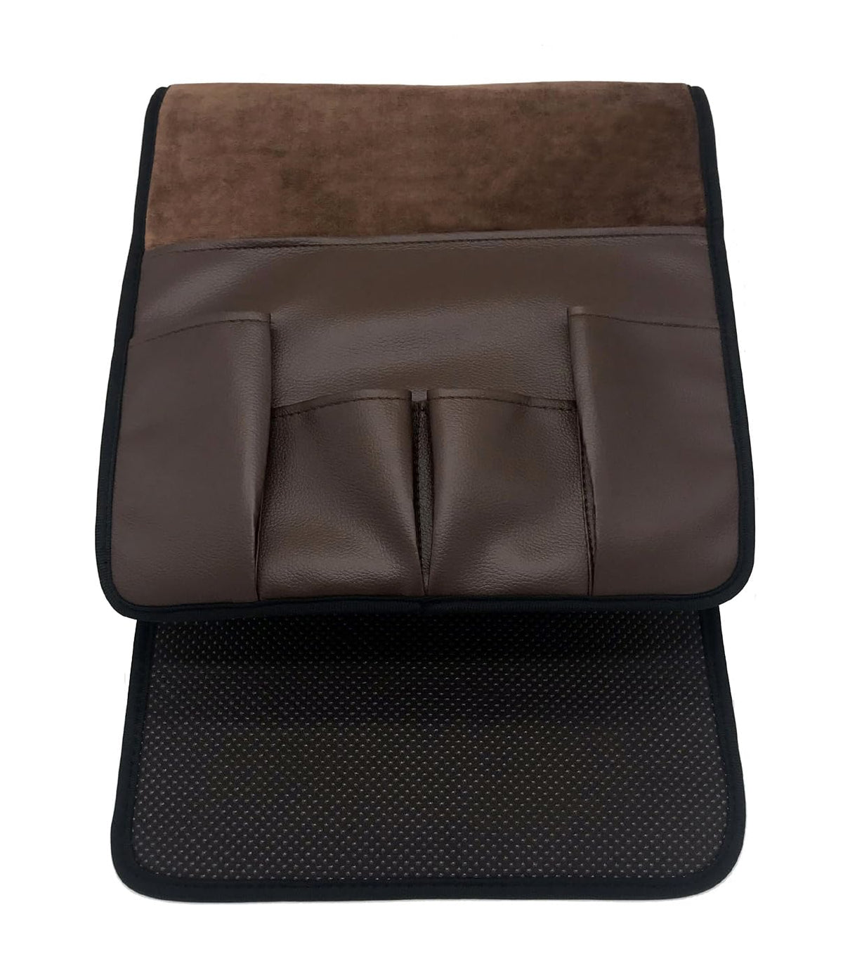 Wanty Velvet Sofa Couch Chair Armrest Soft Caddy Organizer Holder for Remote Control, Cell Phone