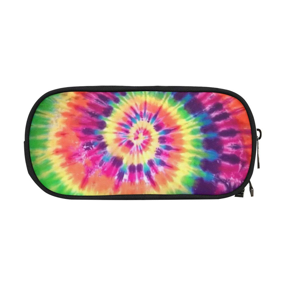 ANANGTEE Colored Tie Dye Pencil Case for Boys Teen Girls Kids 10 In
