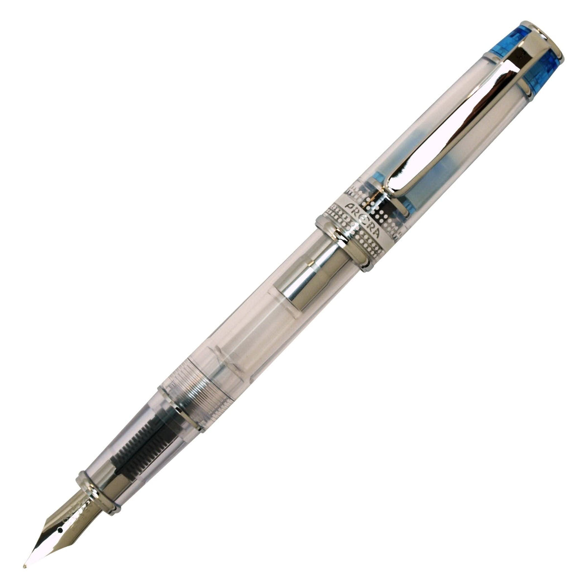 Pilot Prera Iro-Ai Medium-Nib Fountain Pen, Transparent Light Blue Body (FPRN-350R-TLBM)