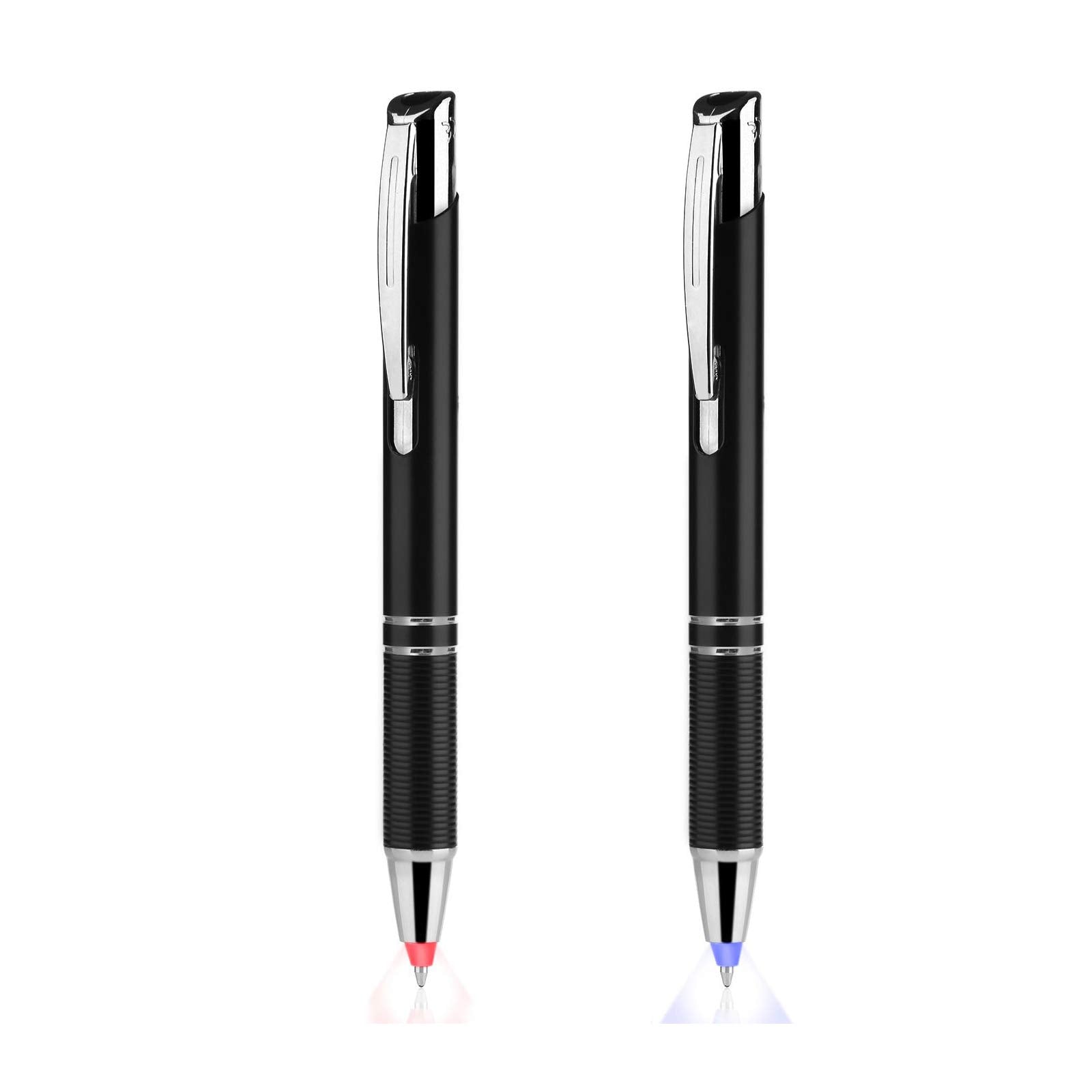 Penyeah Pen with Light for Writing in The Dark, Lighted Tip Pens, Red+Blue