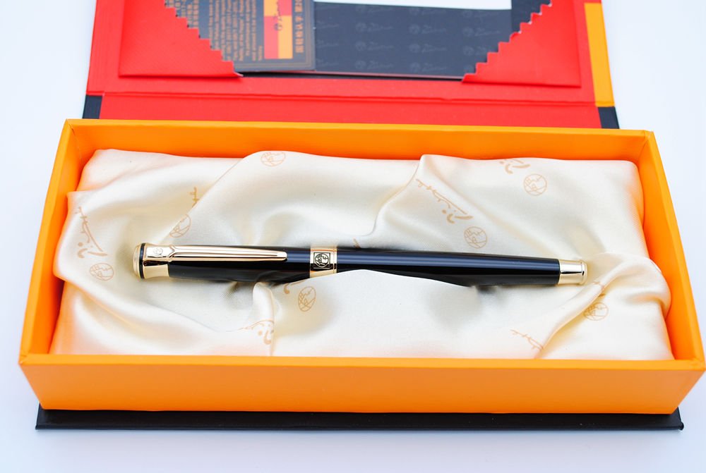czxwyst Picasso 903 Sweden Flower King Fountain Pen Original Box (Black)