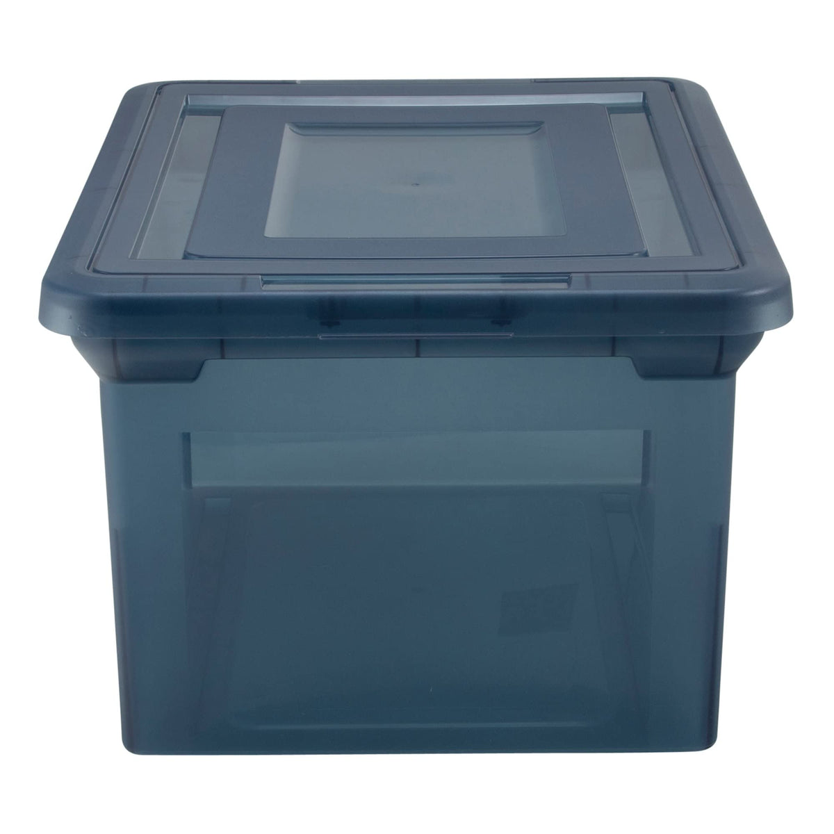Office Depot® Brand File Tote, 35 Qt, Letter/Legal Size, 10-13/16"H x 13-5/8"W x 18" D, Copen Blue