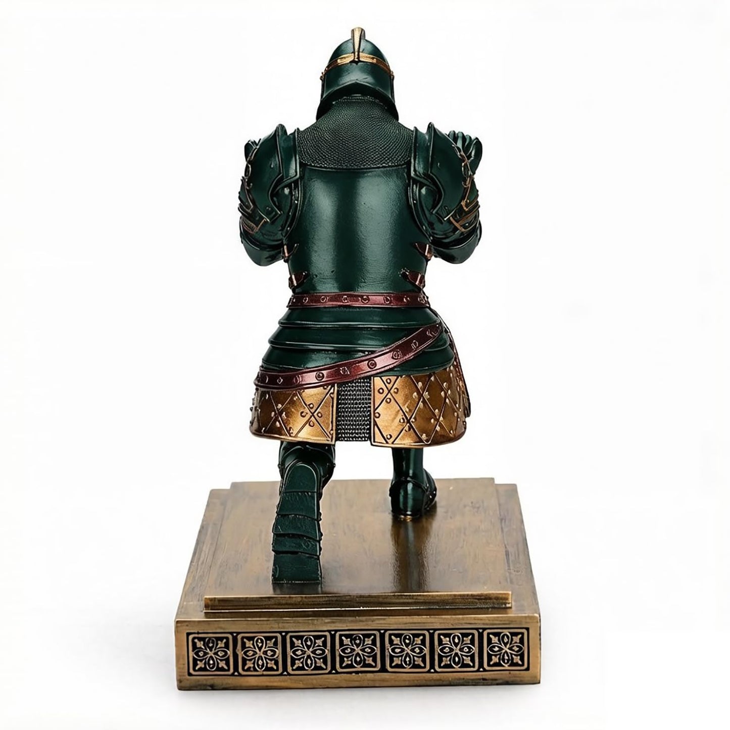 King's Guard Knight Pen Holder with a Letter Opener Desk Organizers Green