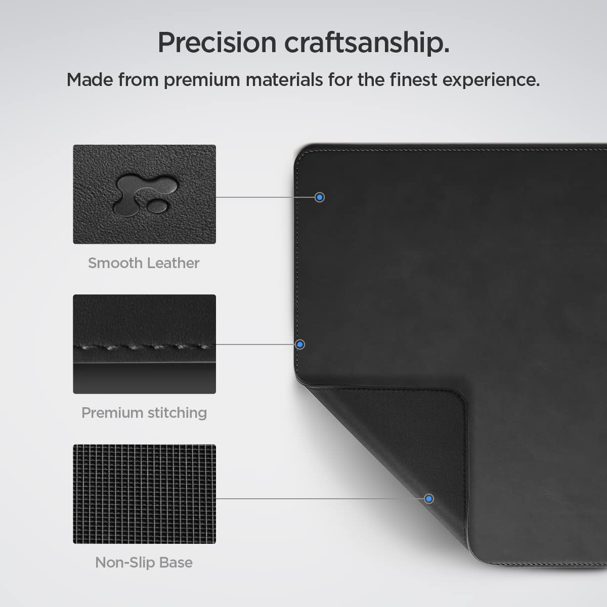 Spigen PU Leather Desk Pad, 35.4"x15.7"