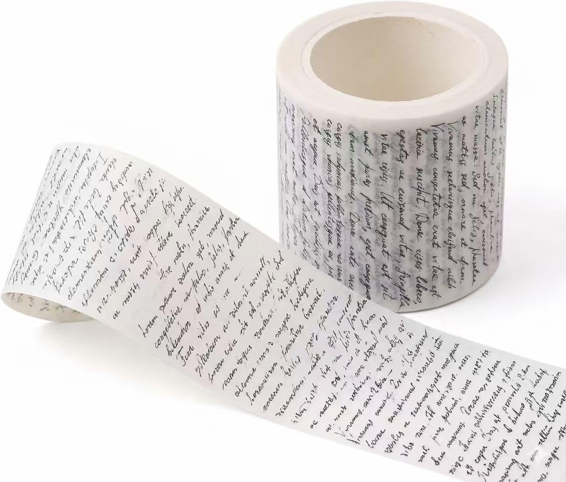 CPWGSM Washi Tape, 1 Roll Vintage Japanese Masking Tape for Scrapbooking, 1.97in Wide Decorative