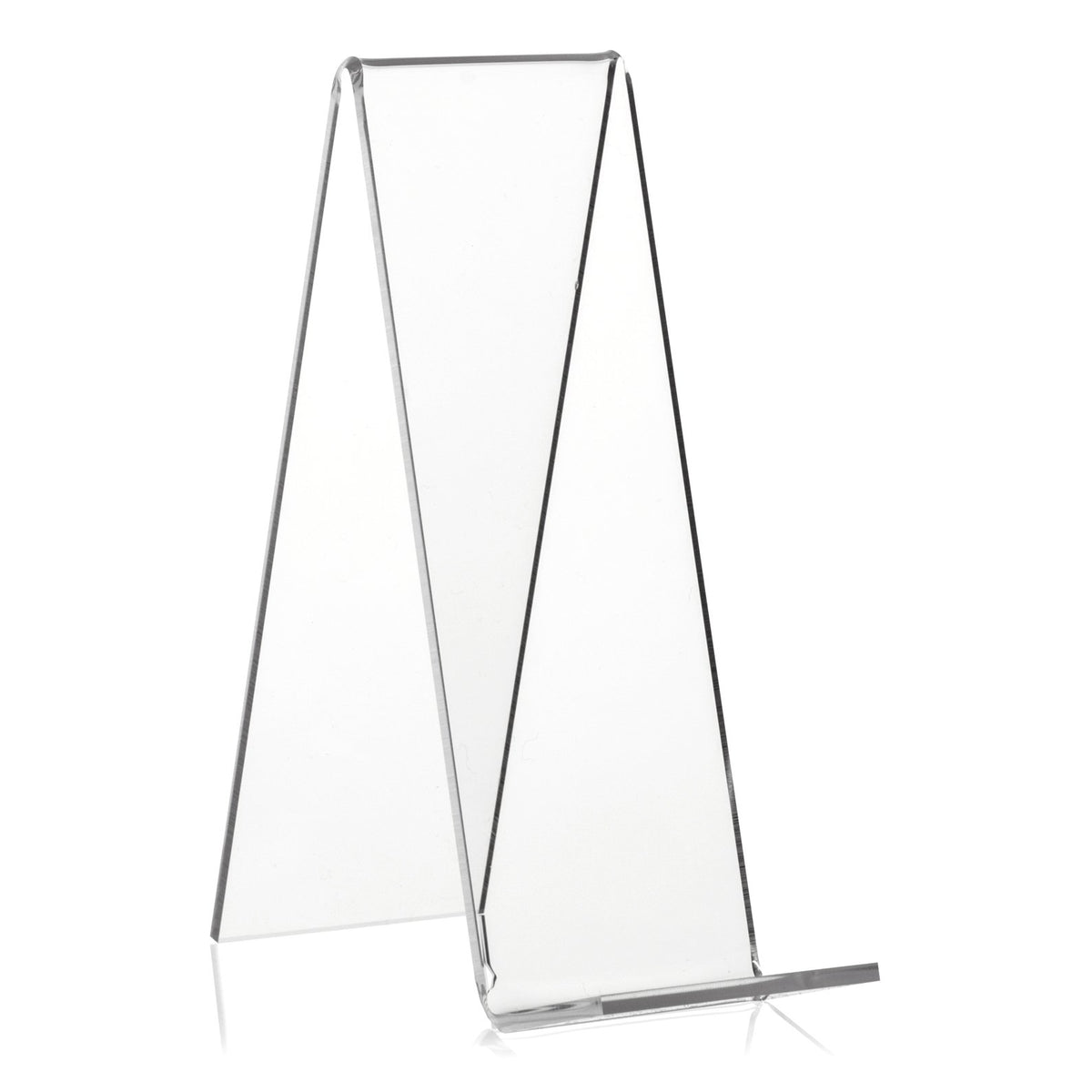 VITAdisplays Angled Acrylic Book Stand, Transparent, 15.0 cm