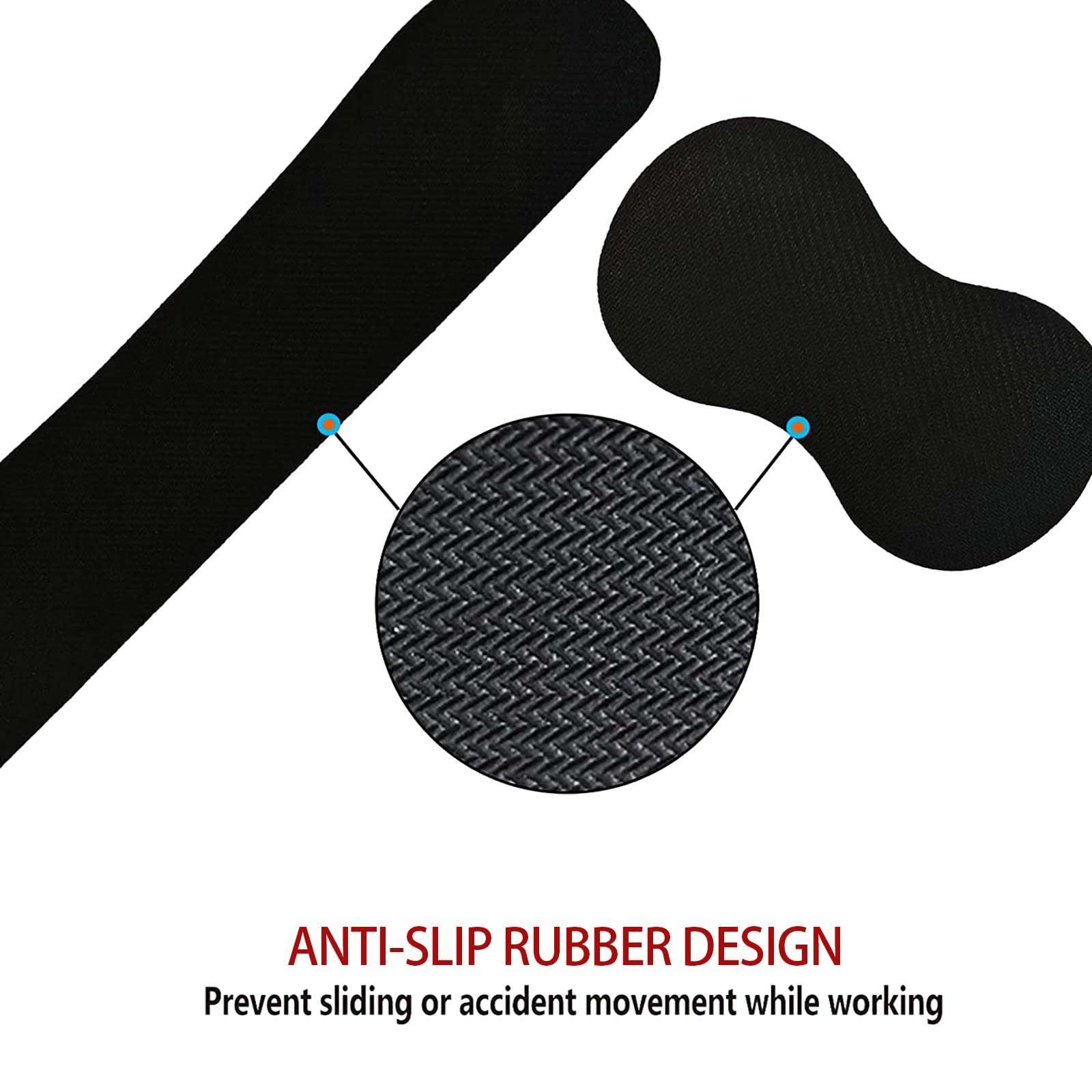 Keyboard Wrist Rest + Mouse Pad + Mouse Wrist Rest Support Set+ Coaster, Ergonomic Memory Foam,4Pcs