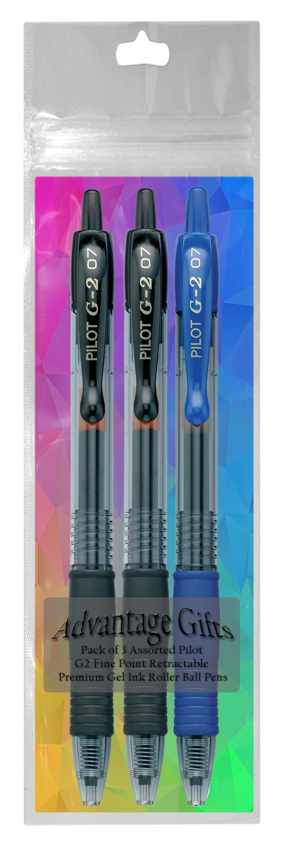 Advantage Gifts G2 Retractable Premium Gel Ink Roller Ball Pens Fine Point Fine Point (.7mm)