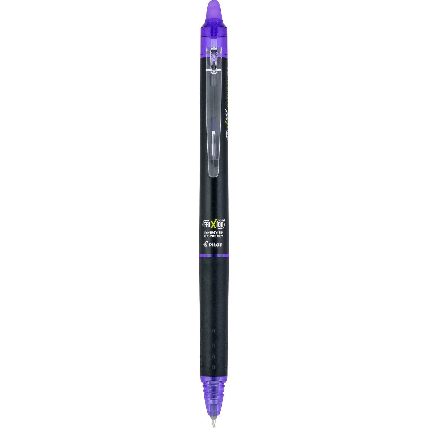Pilot FriXion Synergy Clicker Erasable Gel Ink Pens, 0.5mm, Purple, 12-Pack