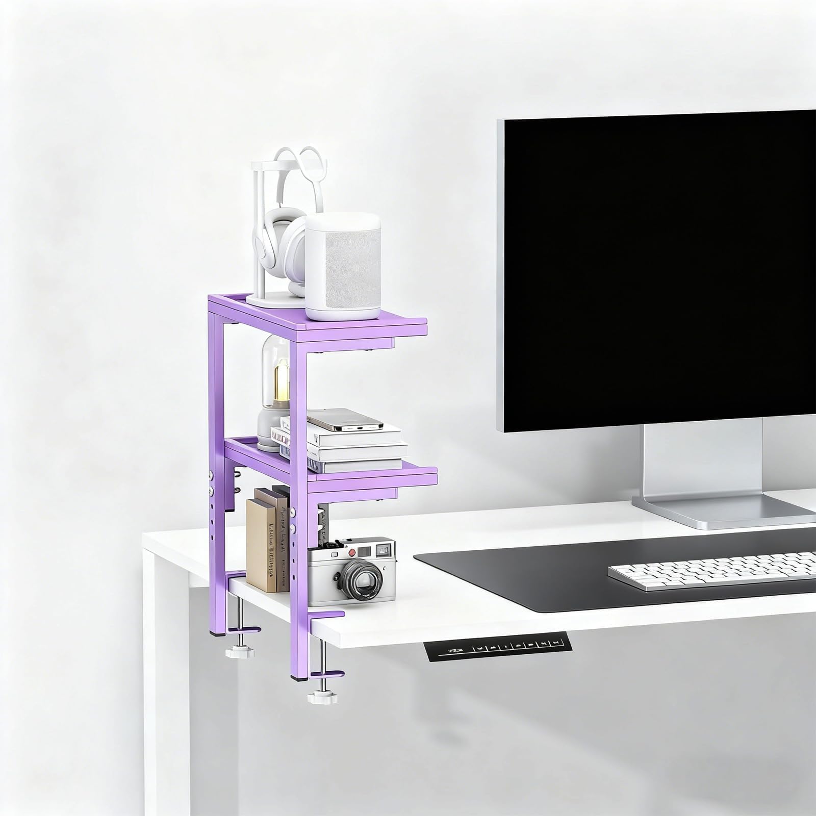 Spacrea 2 Tier Clamp on Desk Shelf