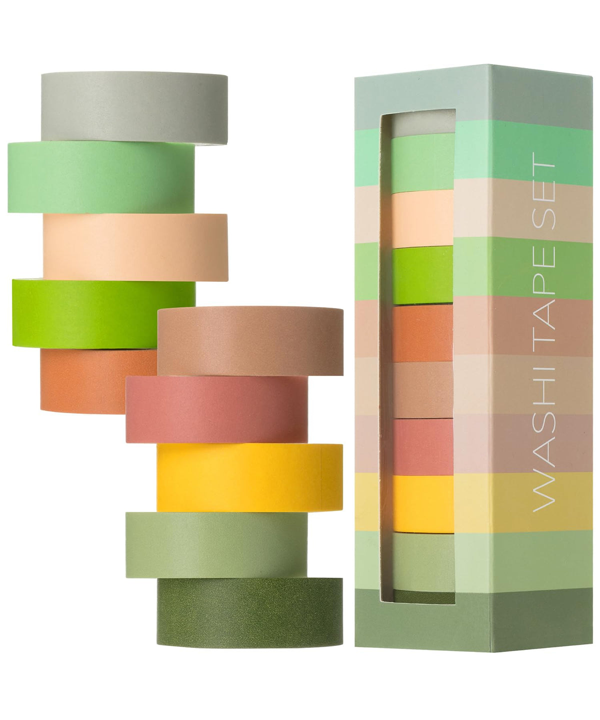 Mr. Pen- Washi Tape Set, 10 Rolls, 5.5 Yards/Roll, Washi Tape for Scrapbook