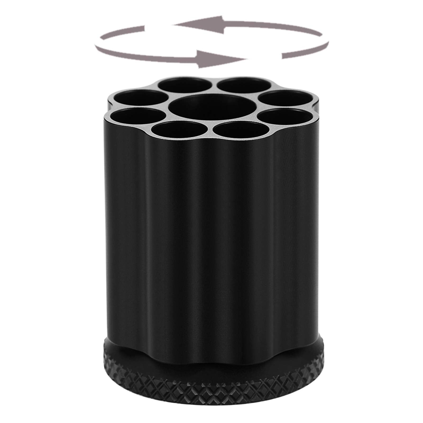 QIAN76 Rotating Revolver Pen Holder, Gun Cylinder Pen Holders, Favorite Pencil Holder and Perfect