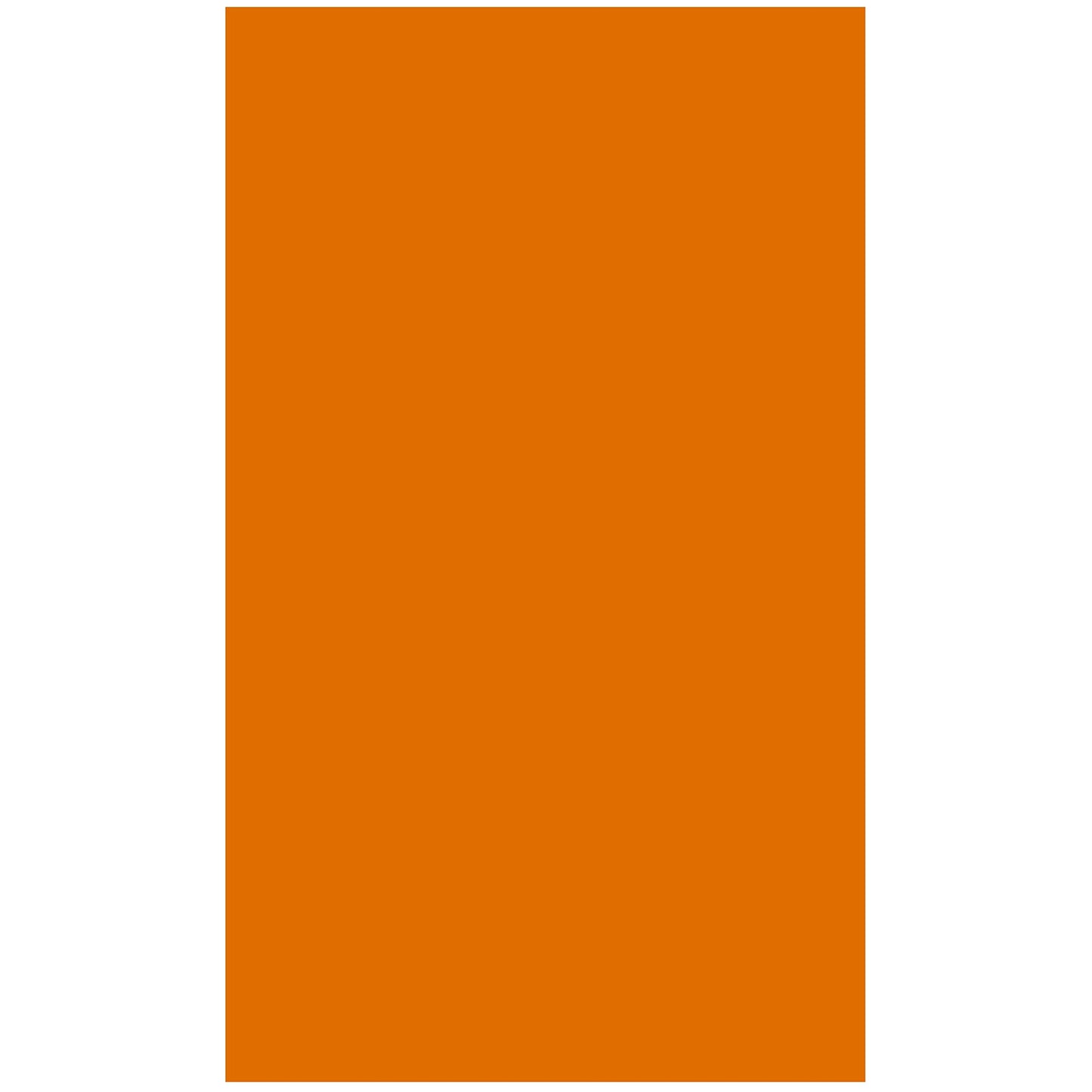 Colonial Cards: 150 Color Cardstock 3" x 5" Index Cards, Pumpkin, Unruled