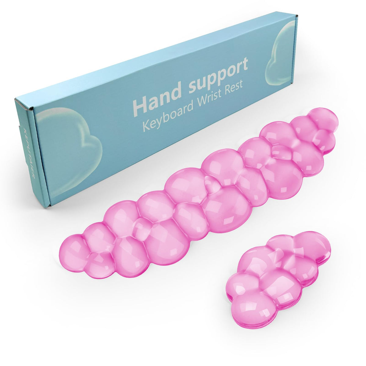 Gel Cloud Keyboard and Mouse Wrist Rest, Cute Wrist Support and Arm Support Keyboard Rest for