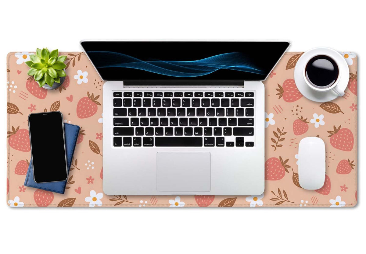 SSOIU Large Mouse Pad, Full Desk XXL Extended Gaming Mouse Pad 35.5" X 15.7", Waterproof Desk Mat