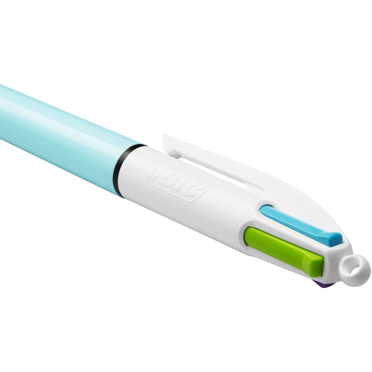 BIC 4 Colours Fun Retractable Ballpoint Pens with Four Ink Colours and Medium Point (1.0 mm), Pack