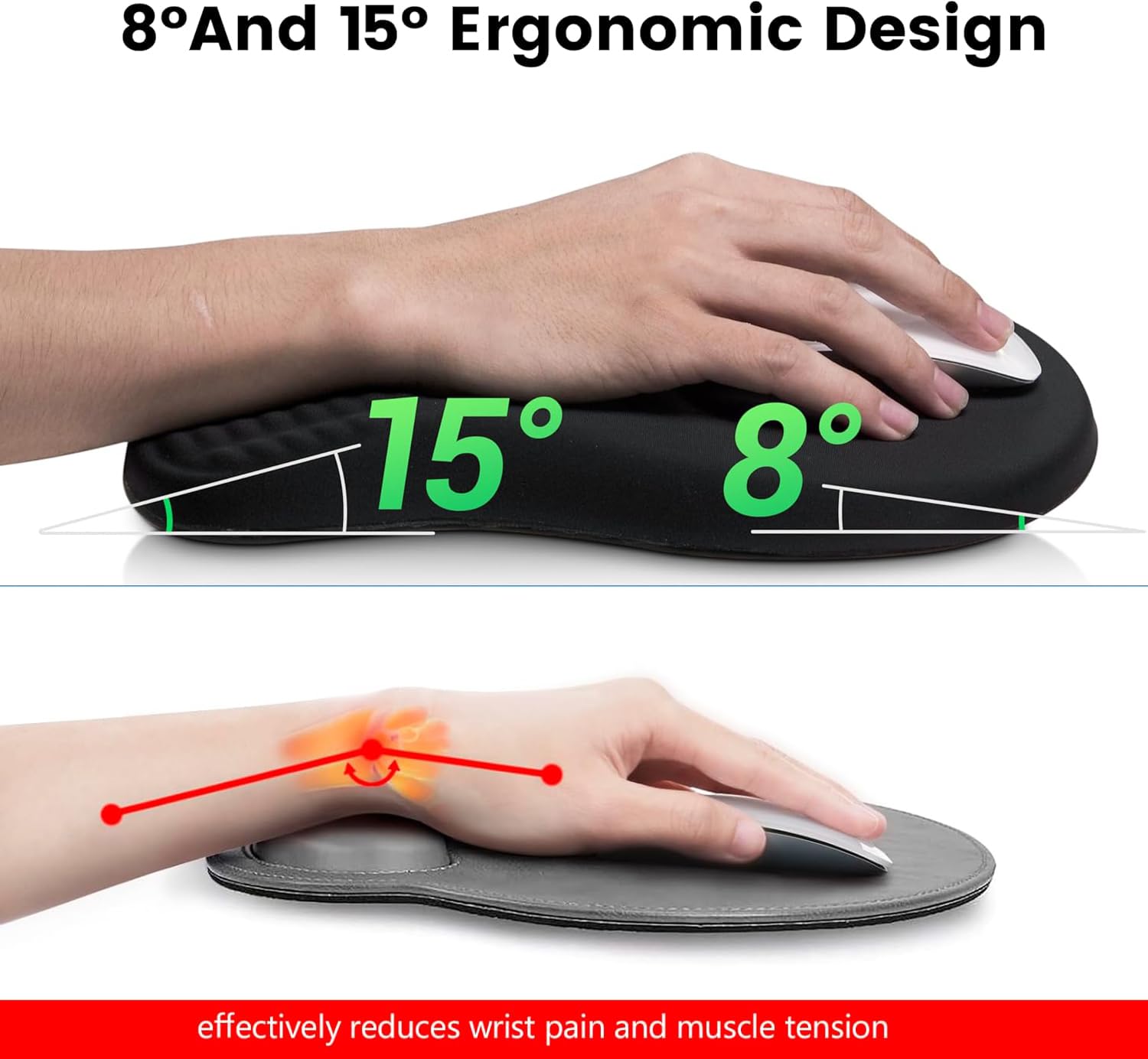 WENPIC Keyboard Wrist Rest -Ergonomic Keyboard Stand with Wrist Rest- with Carpal Tunnel Pain