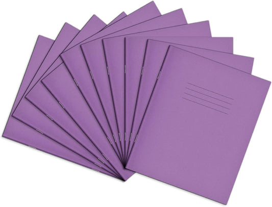 RHINO F8M 200x165 48 Page Exercise Book - Purple (Pack of 10)