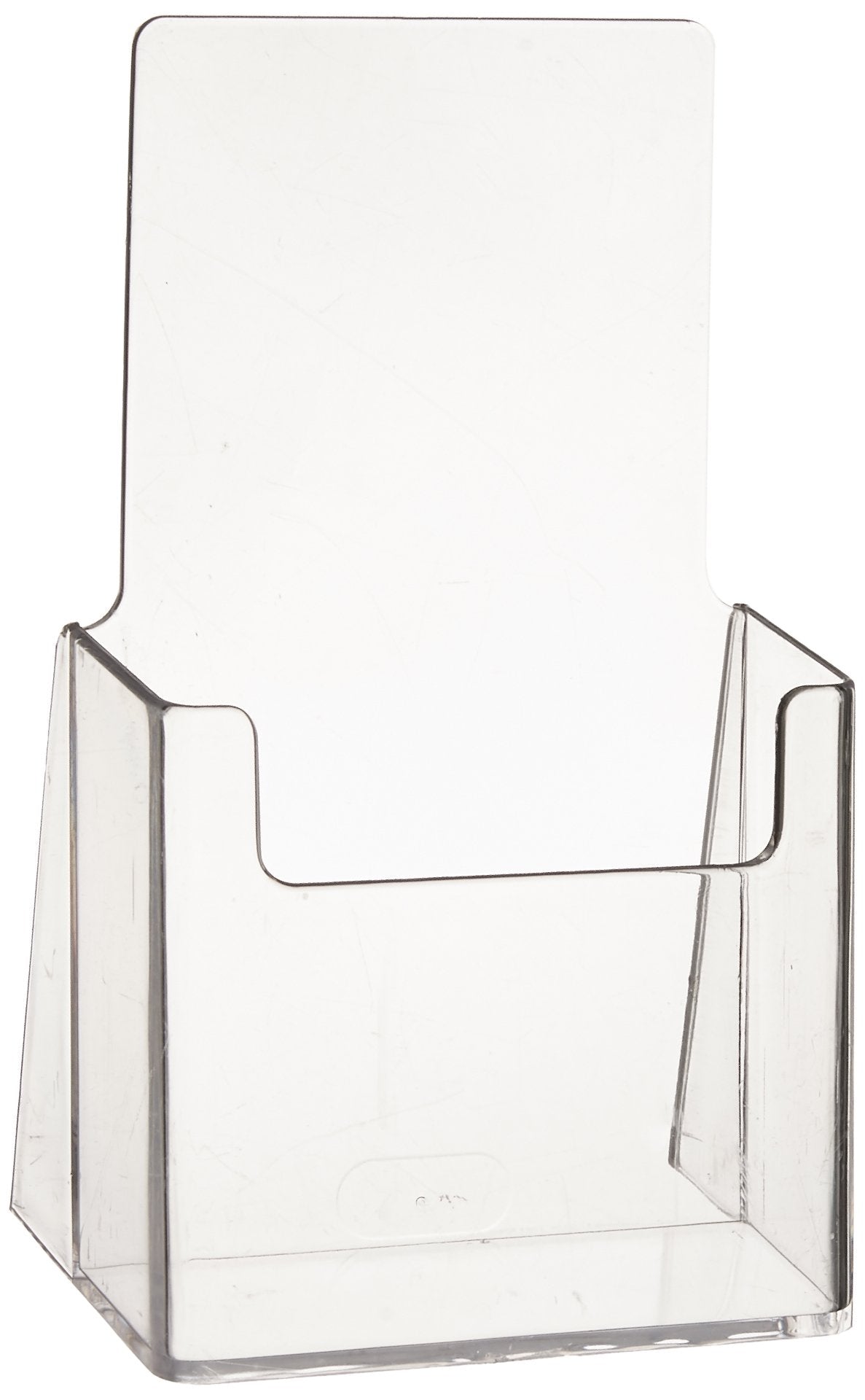 Clear-Ad - Acrylic Trifold Brochure Holder - Rack Card Display - Pamphlet Stand - LHF-S100 (Pack of