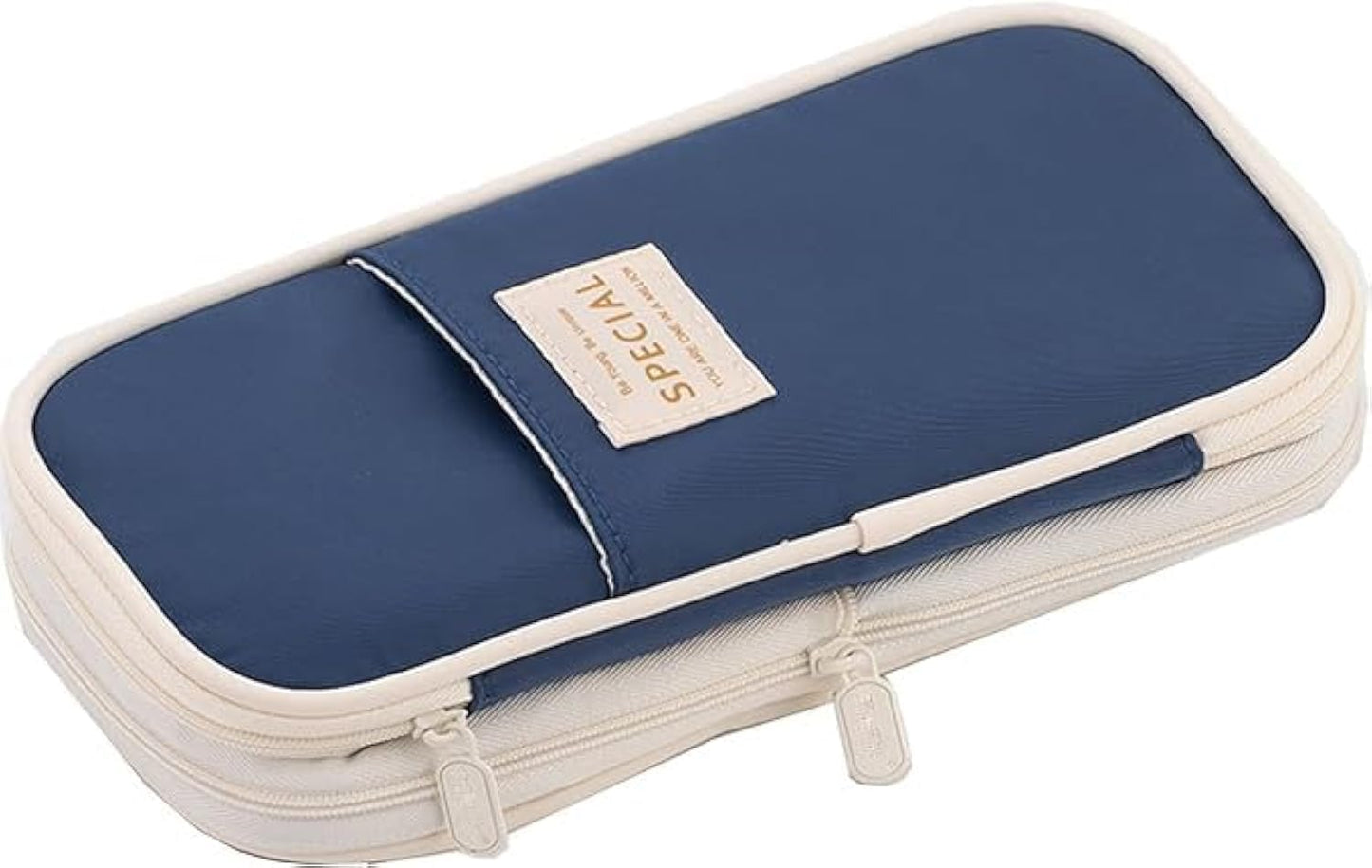 Arnuixty Large Storage Pencil Case Pen Bag with Zipper Big Capacity Pouch Organizer for Office