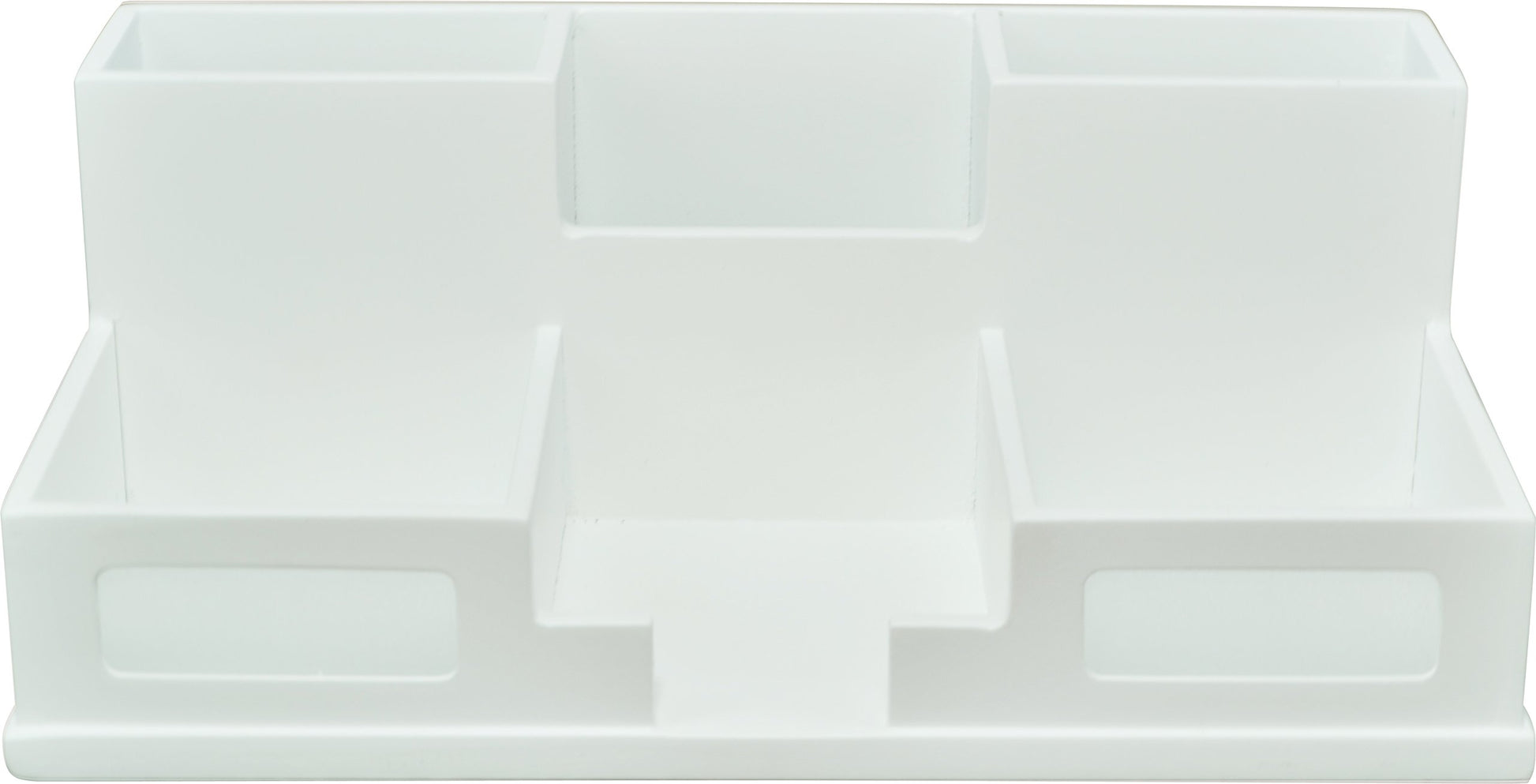 Victor W9525 Pure White Desk Organizer with Smart Phone Holder™