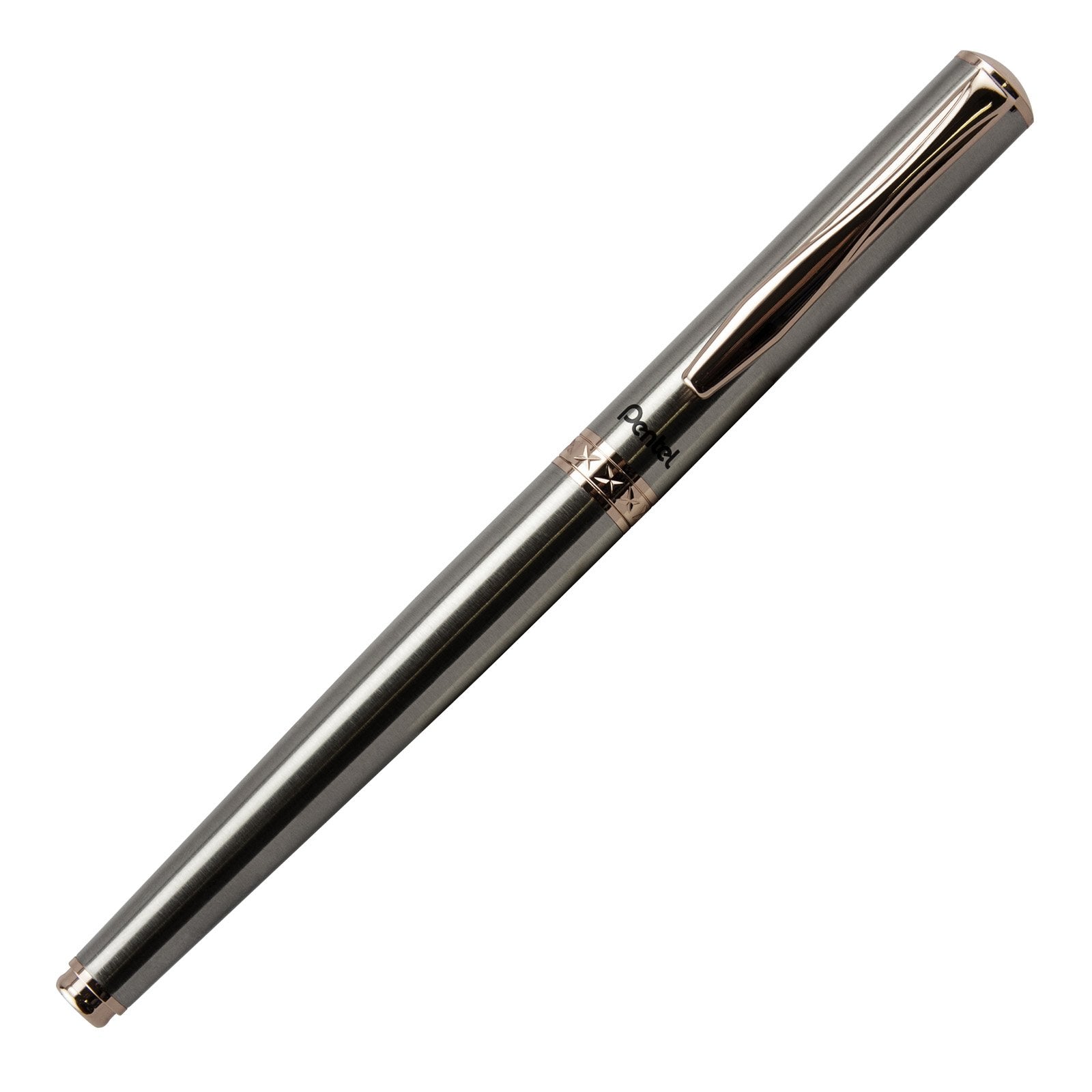 Pentel Libretto Roller Gel Pen, Rose Gold, Black Ink with Gift Box, Pen (0.7mm), 1 Pack (K600PG-A)