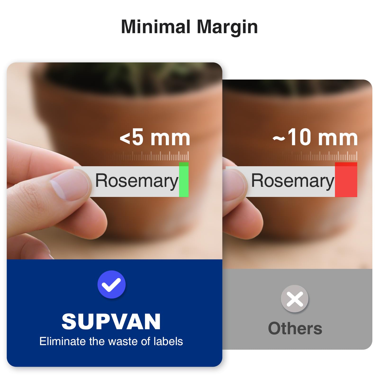 SUPVAN G15M Mini Portable Label Maker Machine with Heat Shrink Tube