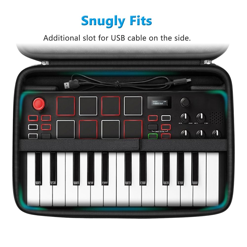 FINPAC Semi-Hard Carrying Case for AKAI Professional MPK Mini MKII & MK3