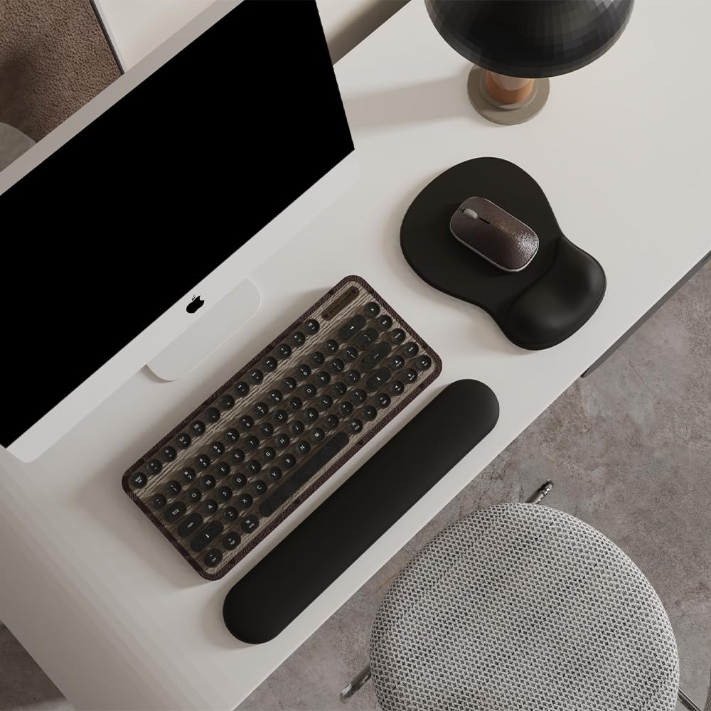 ErgoComfort Gel Wrist Rest Mouse Pad-Ergonomic Office Mousepad with Wrist Support-Non-Slip, Design